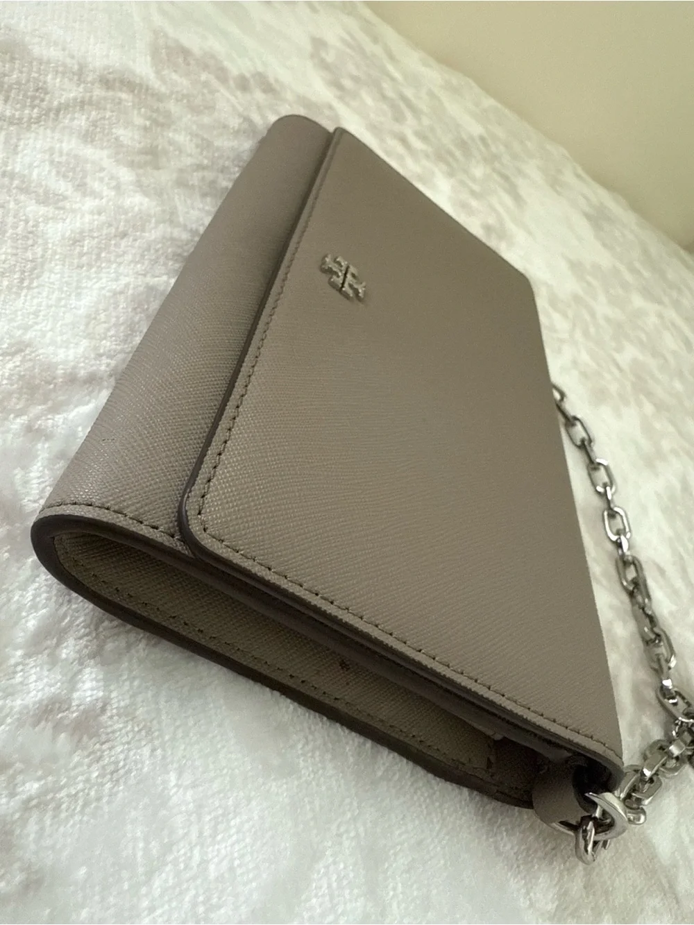 Tory Burch Robinson Leather Chain Crossbody Bag Clutch Shoulder Bag